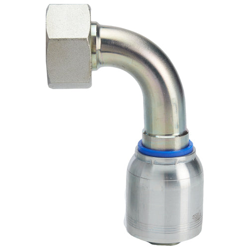 3/8 Female Flat Face Swivel 3/8 Hose WITH A 90 Elbow fitting 5 PK 06UA26 HY 3/8 Female Flat Face Swivel 3/8 Hose WITH A 90 Elbow fitting 5 PK 06UA26 HY