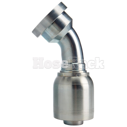 1 1/2" Code 62 Flange 45° Elbow Hydraulic Fitting