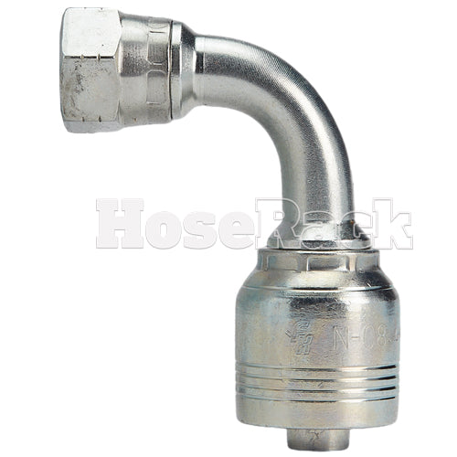 1/2" Female JIC Swivel 90° Medium Drop Elbow Hydraulic Fitting