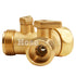 Brass GHT Inlet x (2) GHT Outlet