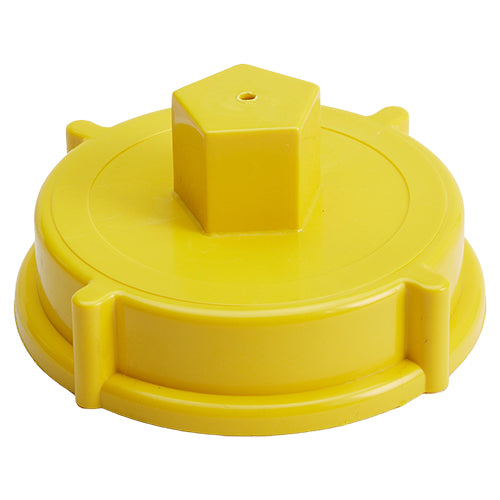 Yellow Plastic 2 1/2" NH Fire Hydrant Cap