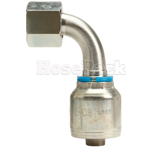 1/2" Female Face Seal Swivel 90˚ Elbow (ORFS) Hydraulic Fitting