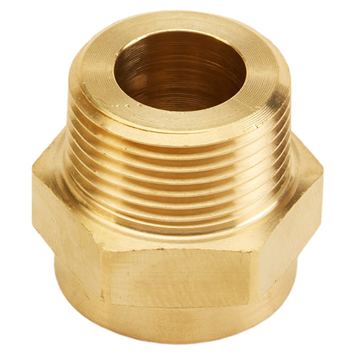 Brass Female GHT to 1" Male NPT (Hex)