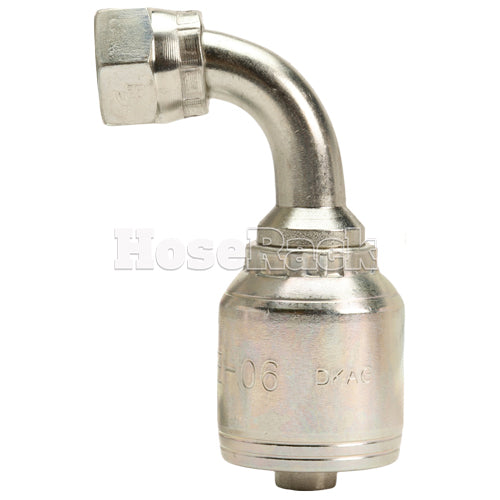 1/4" Female Face Seal Swivel 90˚ Elbow (ORFS) Hydraulic Fitting