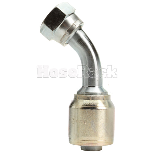5/8" Female Face Seal Swivel 45˚ Elbow (ORFS) Hydraulic Fitting