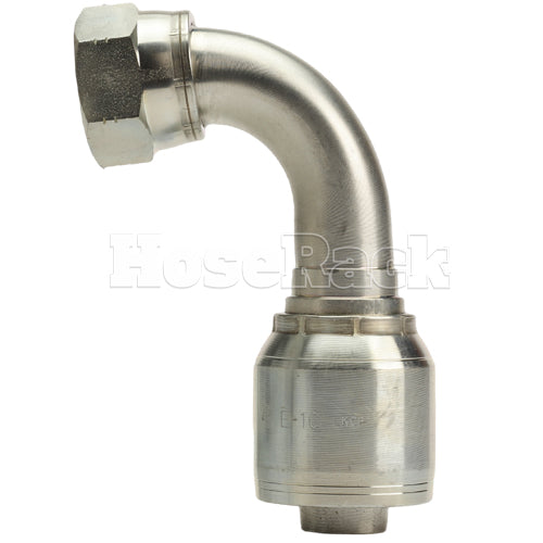 1" Female JIC Swivel 90˚ Short Drop Elbow Hydraulic Fitting