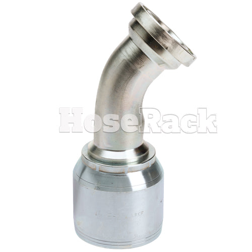1 1/4" Code 61 Flange 45˚ Elbow Hydraulic Fitting