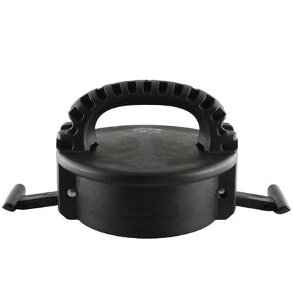 Black 4" Anti-Static Polypropylene Female Safety Bump Cap