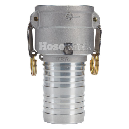 Aluminum 4" Swivel Female Camlock to Hose Shank (USA)