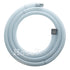 White - Clear 3" x 10' Thread / Thread Suction Hose