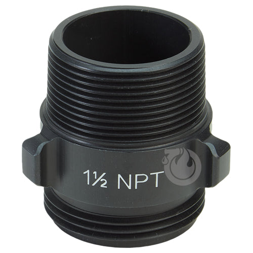 Aluminum 1 1/2" NH to 1 1/2" NPT Double Male