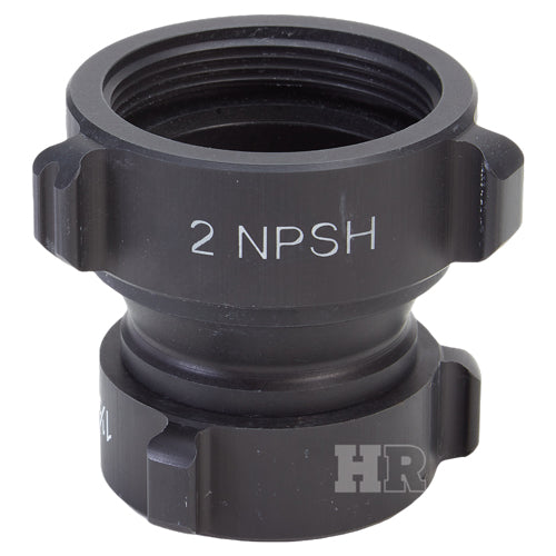 Aluminum 2" NPSH to 1 1/2" NH Double Female