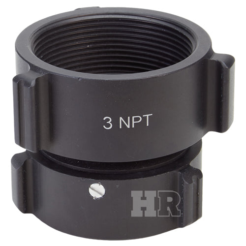 Aluminum 3" NPT to 2 1/2" NH Double Female