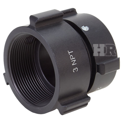 Aluminum 3" NPT to 2 1/2" NH Double Female