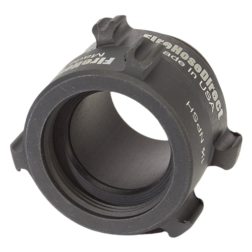 Aluminum 1 1/2" Swivel Female NPSH to 1 1/2" Male NH