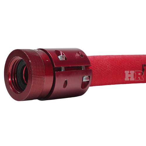 Red 1" x 100' Non-Collapsible Lightweight Hose ( 1" NH Threads - USA)