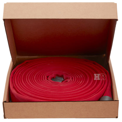 Red 2 1/2" x 15' Double Jacket Fire Hose (Alum NH Couplings)