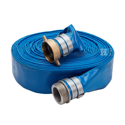 Blue 6" x 50' Lightweight Discharge Hose