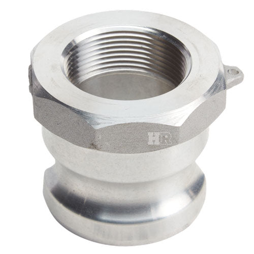 Aluminum 2" Male Camlock x 1 1/2" Female NPT