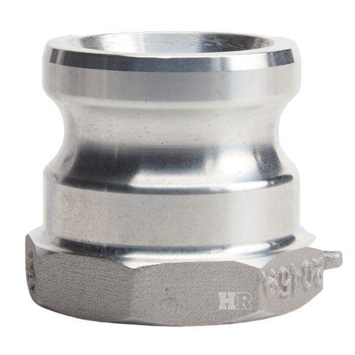 Aluminum 2" Male Camlock x 1 1/2" Female NPT