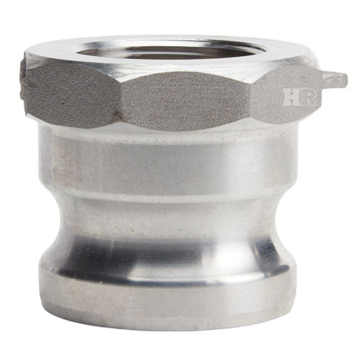 Aluminum 2" Male Camlock x 1 1/2" Female NPT