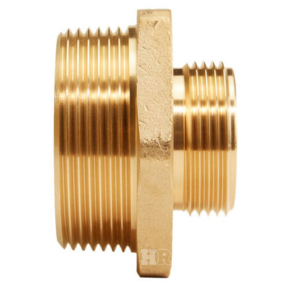 Brass 2 1/2" NPT to 1 1/2" NPSH Double Male (Hex)