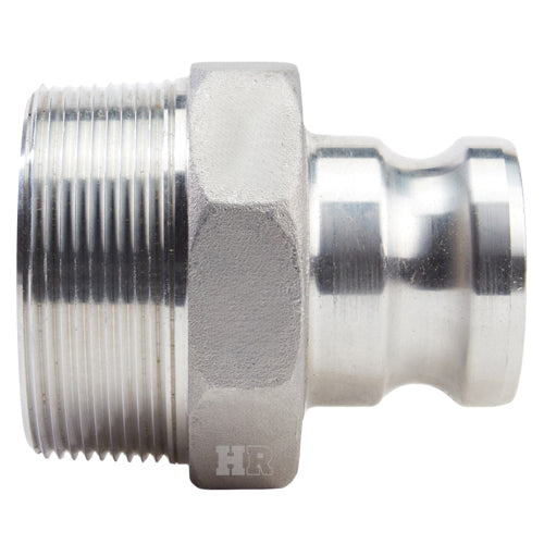 Aluminum 2" Male Camlock x 3" Male NPT