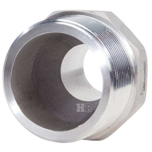 Aluminum 2" Male Camlock x 3" Male NPT