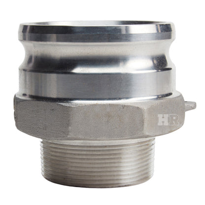 Aluminum 4" Male Camlock x 3" Male NPT