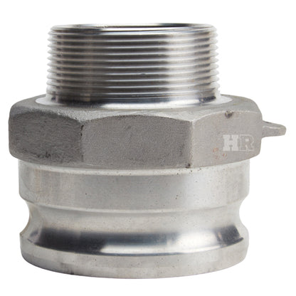 Aluminum 4" Male Camlock x 3" Male NPT