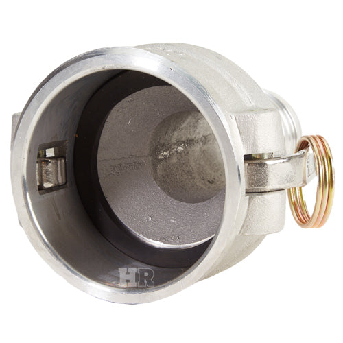 Aluminum 3" Female Camlock to 2" Hose Shank (USA)