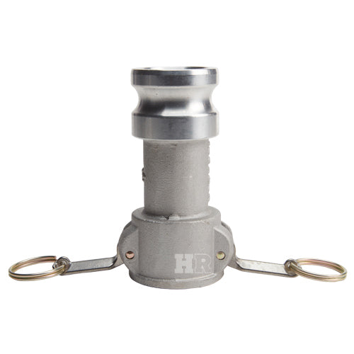 Aluminum 1 1/2" Female Camlock x 2" Male Camlock