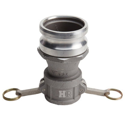 Aluminum 2" Female Camlock x 3" Male Camlock