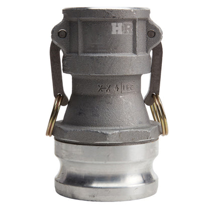 Aluminum 2" Female Camlock x 3" Male Camlock