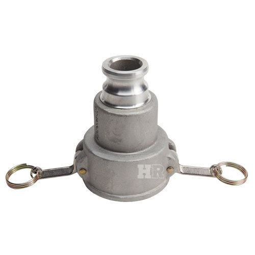 Aluminum 3" Female Camlock x 1 1/2" Male Camlock (USA)