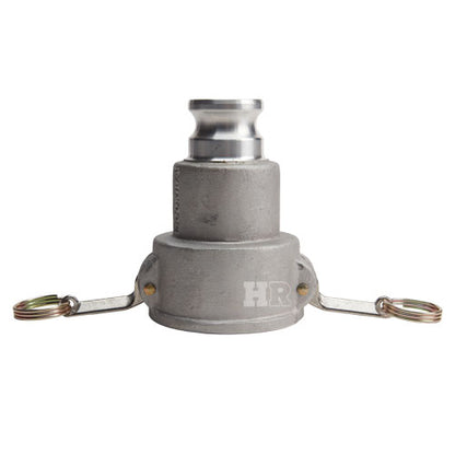 Aluminum 3" Female Camlock x 1 1/2" Male Camlock (USA)