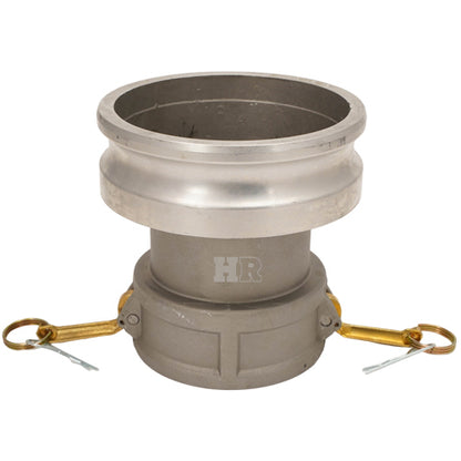 Aluminum 4" Female Camlock x 6" Male Camlock (USA)