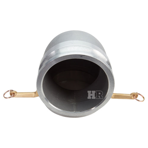 Aluminum 6" Female Camlock x 6" Male Camlock 90 Degree Elbow (USA)