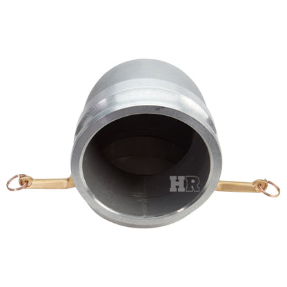 Aluminum 6" Female Camlock x 6" Male Camlock 90 Degree Elbow (USA)