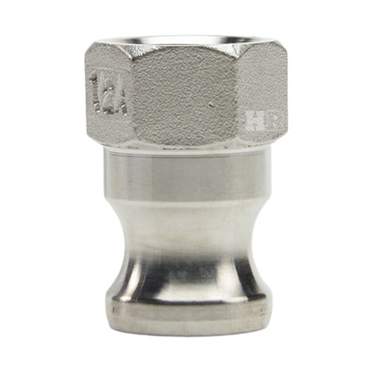 Stainless Steel 1/2" Male Camlock x 1/2" Female NPT