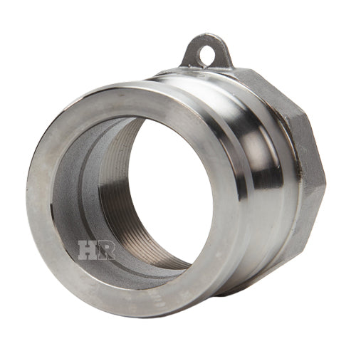 Stainless Steel 1 1/2" Male Camlock x 1 1/2" Female NPT (USA)