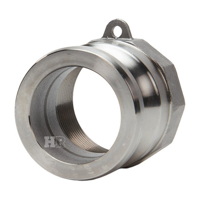 Stainless Steel 1 1/2" Male Camlock x 1 1/2" Female NPT (USA)