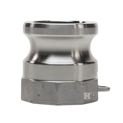 Stainless Steel 1 1/2" Male Camlock x 1 1/2" Female NPT (USA)