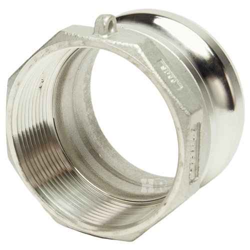 Stainless Steel 3" Male Camlock x 3" Female NPT