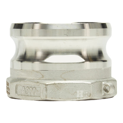 Stainless Steel 3" Male Camlock x 3" Female NPT