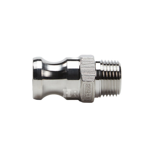 Stainless Steel 1/2" Camlock Male x 1/2" NPT Male (USA)