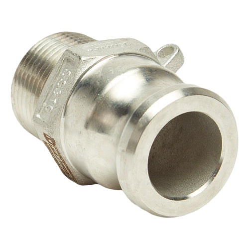 Stainless Steel 1" Camlock Male x 1" NPT Male