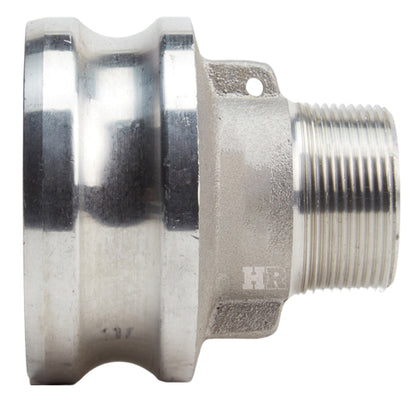 Stainless Steel 3" Camlock Male x 1 1/2" NPT Male (USA)