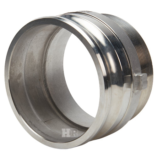 Stainless Steel 6" Camlock Male x 6" NPT Male