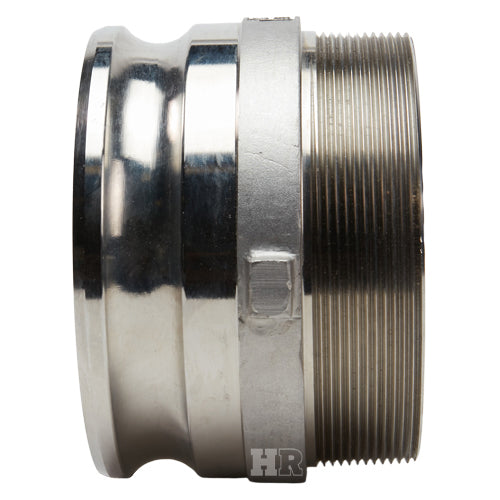 Stainless Steel 6" Camlock Male x 6" NPT Male